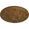 Ekena Millwork Tristan Ceiling Medallion (Fits Canopies up to 6 1/4"), 32 3/8"OD x 3 1/2"P, Smokey Topaz Crackle CM32TNSTC - alternate 3